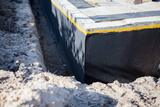 Residential Exterior Waterproofing installation at a Bellville, OH home by SJ Waterproofing Pros